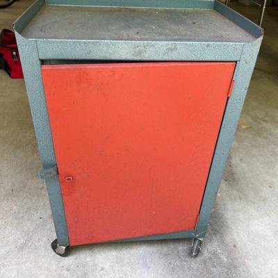 Rolling Metal Cabinet