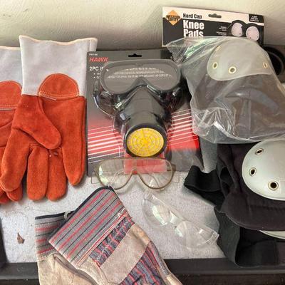 Safety Equipment, Gloves, and Kneepads