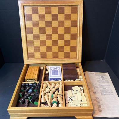 Wood Chess Set Game Board