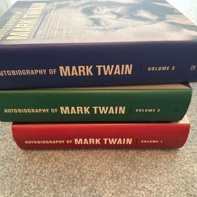(3) Autobiography of Mark Twain Books