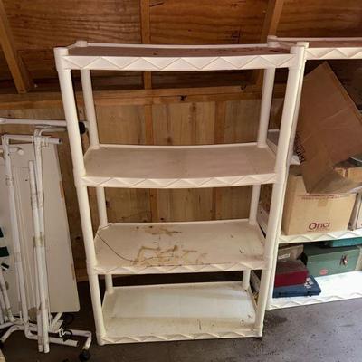 (3) Plastic Shelves (CONTENTS NOT INCLUDED)