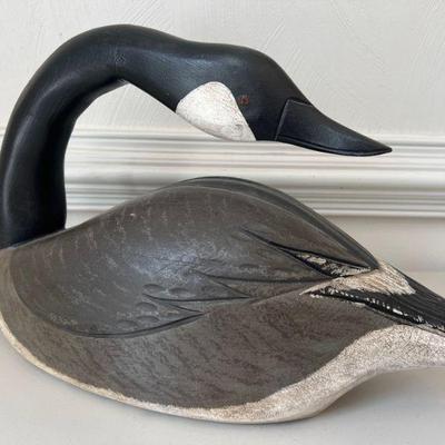 Wood Carved Goose