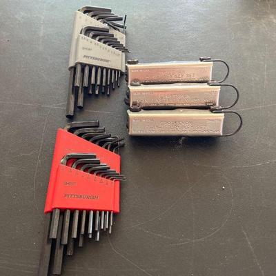 Pittsburgh Allen Wrenches and Craftsman Hex and Torx Key Set