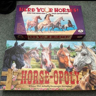 Herd Your Horses and Horseopoly Board Games