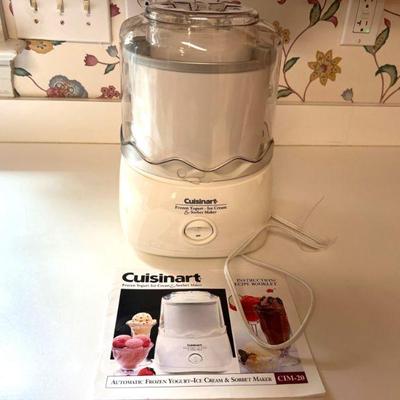 Cuisinart Frozen Yogurt, Sorbet and Ice Cream Maker