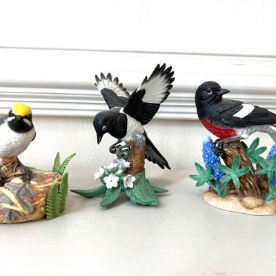 (4) Lenox Fine Porcelain Birds