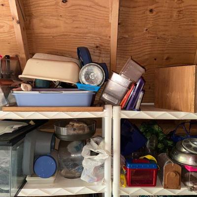 Assorted Pet Supplies - Fish, Hamster, Bird and More