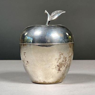 TIFFANY & CO. STERLING SILVER APPLE | marked on bottom. - h. 4 x dia. 3.25 in
