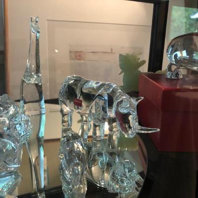 Baccarat Rhino; Giraffe
