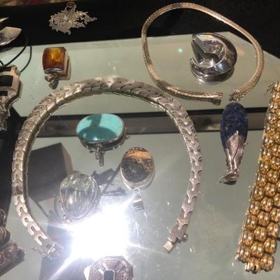 Signed sterling jewelry