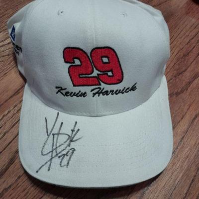 Kevin Harvick autographed hat