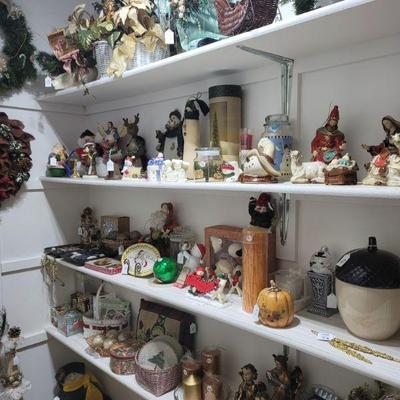 Fall and Christmas decor