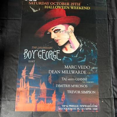Boy George Halloween Poster 