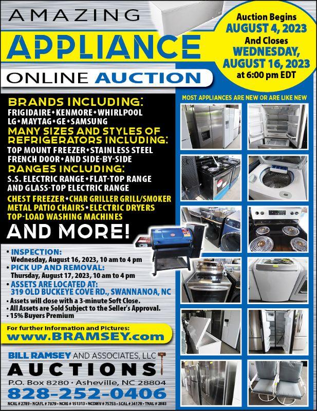Amazing Appliance Auction