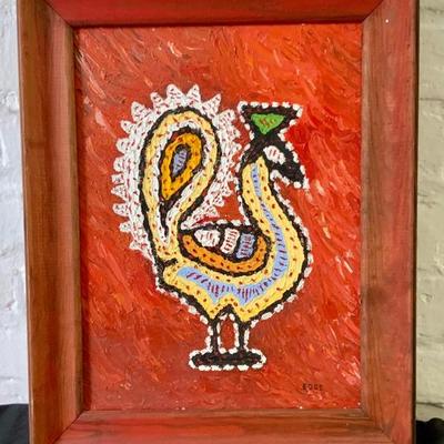Rooster Oil painting