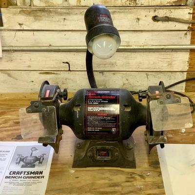 Craftsman bench grinder tool