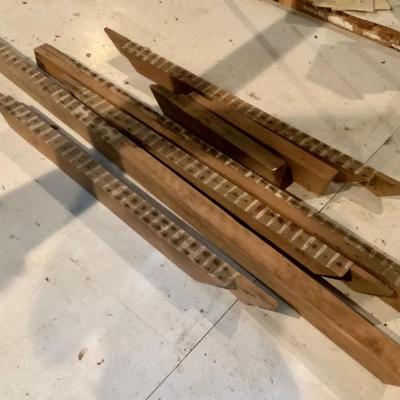 Antique barn beams