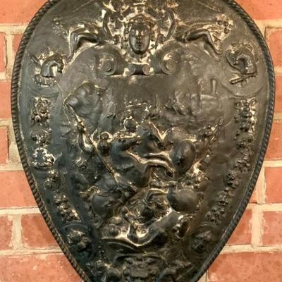 Cast Iron fire back