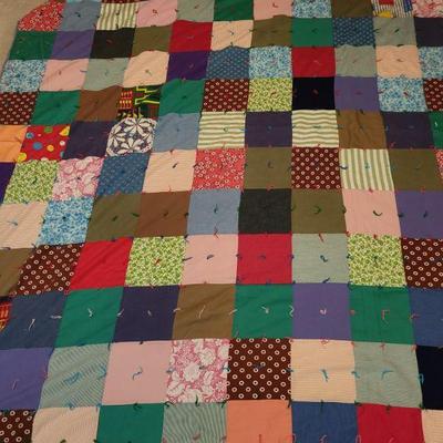 81" x 61" patch quilt