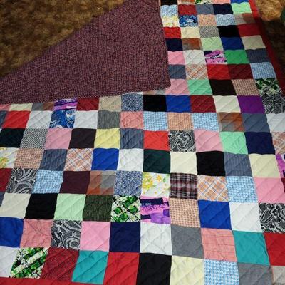 88" x 73" double sided quilt