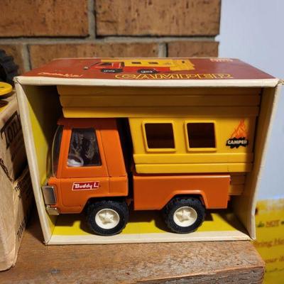 Vintage Buddy L camper in box