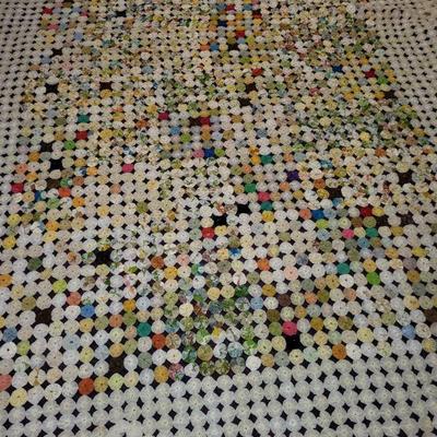 91" x 73" hand sewn quilt