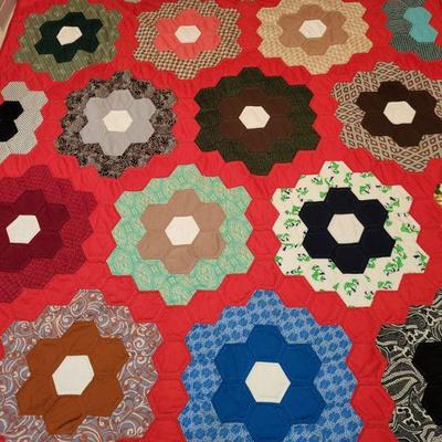 97" x 76" starlight quilt