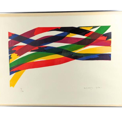 Piero Dorazio: #2/80 Aquatint - Signed, Framed LE