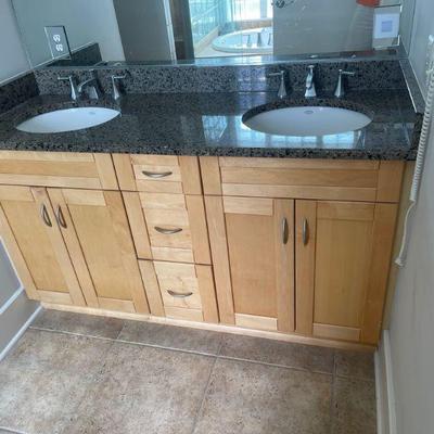 Complete bathroom fixtures glass doors sinks... If  you can remove it, we will sell it!