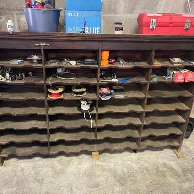 antique storge shelf