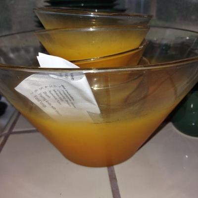 Sunset style salad set