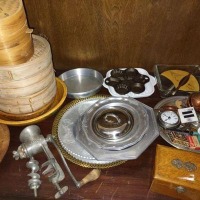 Kitchen tools and serving dishes