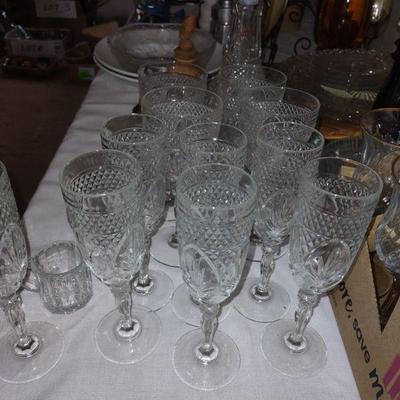 Cristal d'Arques Goblet set
