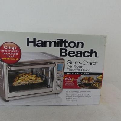 Hamilton Beach Sure-Crisp Digital Air Fryer/Toaster Oven #31193 - In Box