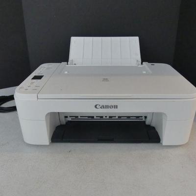 Canon Pixma All-In-One (Print/Copy/Scan) Black/Color Inkjet Printer - White