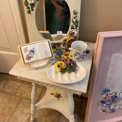 Childs Pansy Table, Frame and Lap Tray