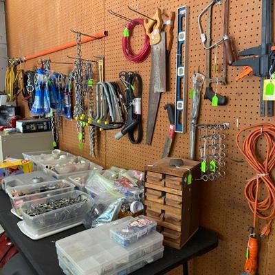 Garage FULL of Tools, PCP Joints, Extension Cords and so much MORE
