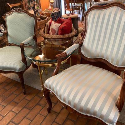 Ethan Allen side chairs, Louis XV French Provincial Style