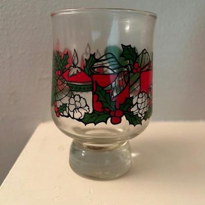 Christmas Glasses - complete set of 24