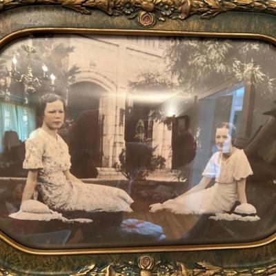 Vintage PIcture Young Ladies - also comes with original print