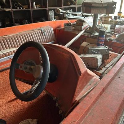Boat is kept offsite and needs work to become usable