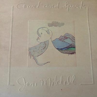 Joni Mitchel Album Court & Spark Vinyl Album