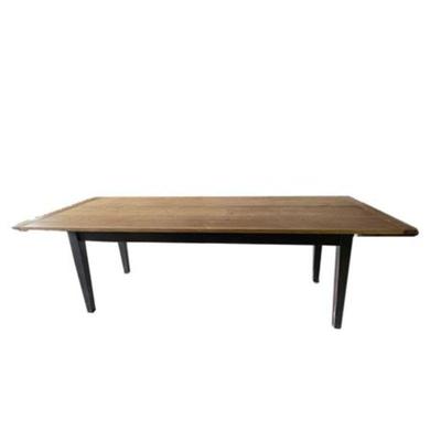 Lot 091-001 
Contemporary Farmhouse Style Extra Long Plank Dining Table
