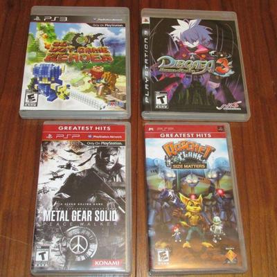 PS3 & PSP games