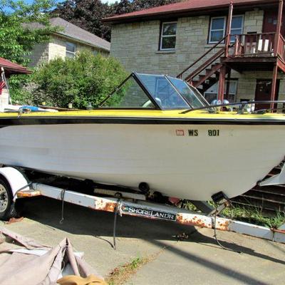 1971 Crestliner Charger boat (BID ITEM)