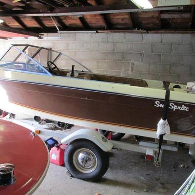 1981 Sea Sprite boat (BID ITEM)