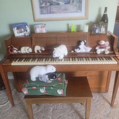 Piano and lots of collectibles, all sold separately