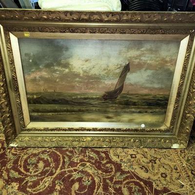 Antique oil painting 