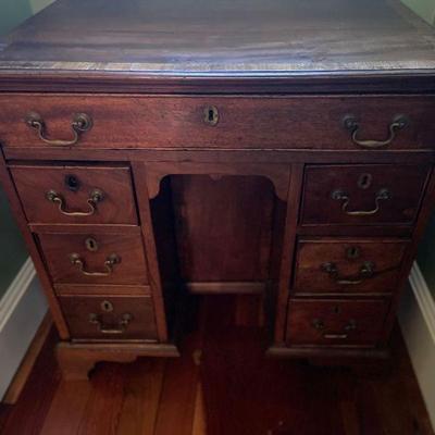 Antique Desk with hidden cabinet