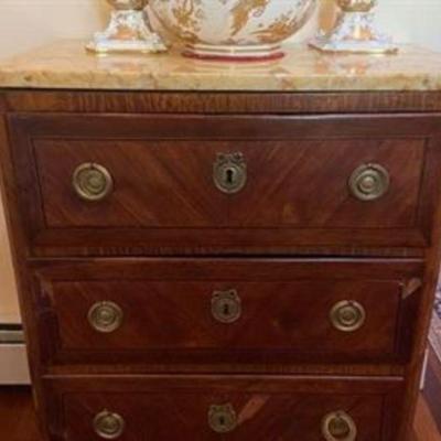 Marble top occasions chest